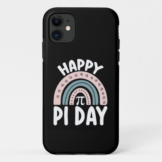 Fijne Pi-dag Boho Regenboog Wiskunde Mathematisch Case-Mate iPhone Case (Achterkant)