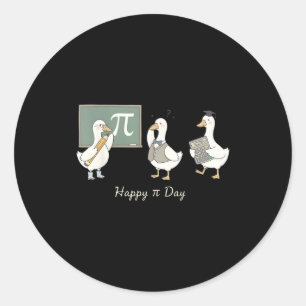 Fijne Pi-dag Funny Pi-dag Wiskunde Docent Internat Ronde Sticker
