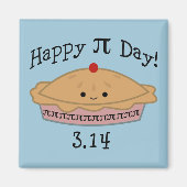 Fijne Pi Dag! Magneet (Voorkant)