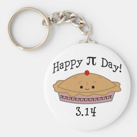 Fijne Pi Dag! Sleutelhanger (Voorkant)
