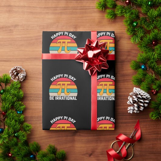 Fijne Pi-dag Wees Irrationeel Grappige Wiskunde Vi Cadeaupapier (Feestdagen Geschenken)