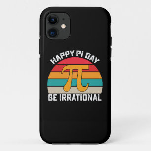 Fijne Pi-dag Wees Irrationeel Grappige Wiskunde Vi Case-Mate iPhone Case