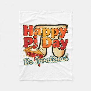 Fijne Pi-dag Wees Irrationeel Pi-nummer Symbool Ta Fleece Deken