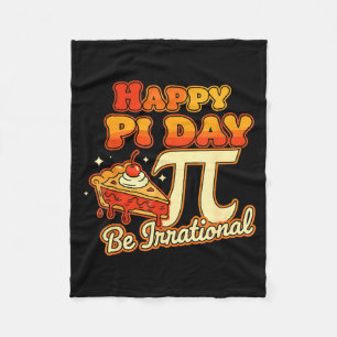 Fijne Pi-dag Wees irrationeel Pi-nummer symbool Ta Fleece Deken