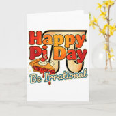 Fijne Pi-dag Wees irrationeel Pi-nummer symbool Ta Kaart (Gele Bloem)