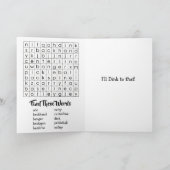 Fijne pickleball dag! Leuke dagelijkse vakantie Kaart (Binnen)