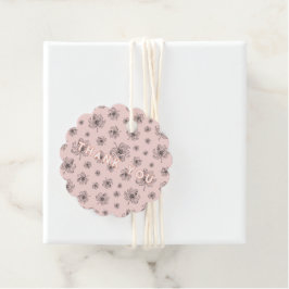 Fijne pioenen. bedankjes labels