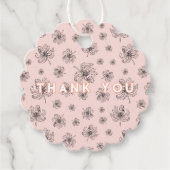 Fijne pioenen. bedankjes labels (Voorkant)