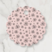 Fijne pioenen. bedankjes labels (Voorkant)