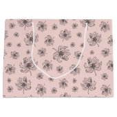 Fijne pioenen. groot cadeauzakje (Voorkant)