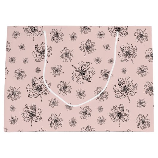 Fijne pioenen. groot cadeauzakje (Voorkant)