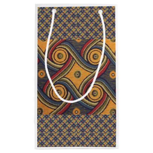 Fijne pleistertas met tapijt klein cadeauzakje (Achterkant)