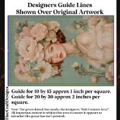 Fijne Portret Vrouw Bloemen Hoofd CP2 Decoupage Tissuepapier