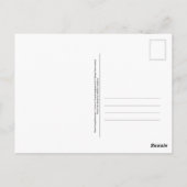 Fijne Postcrossing!  postzegelcollage Briefkaart (Achterkant)