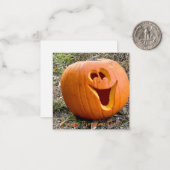 Fijne Pumpkin Dag! Notitiekaartje (Voorkant / Achterkant in situ)