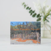 Fijne Pumpkin Month! Briefkaart (Staand voorkant)