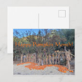 Fijne Pumpkin Month! Briefkaart (Voorkant / Achterkant)