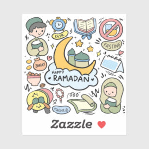 Fijne Ramadan activiteiten Sticker
