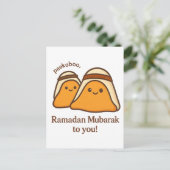 Fijne Ramadan Mubarak voor jou Briefkaart (Staand voorkant)