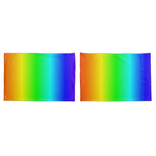 Fijne regenboogkleuren Verloopstroken Kussensloop (Achterkant-Set)