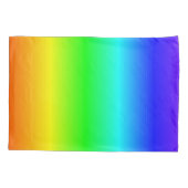 Fijne regenboogkleuren Verloopstroken Kussensloop (Achterkant-Links)