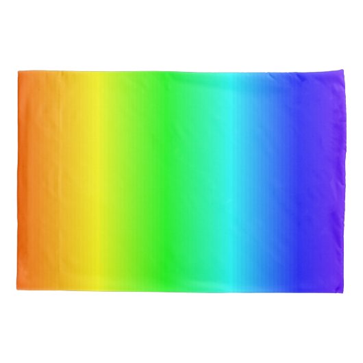 Fijne regenboogkleuren Verloopstroken Kussensloop (Achterkant-Links)