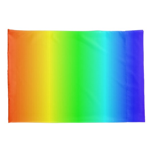 Fijne regenboogkleuren Verloopstroken Kussensloop (Achterkant-Rechts)