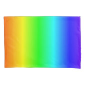 Fijne regenboogkleuren Verloopstroken Kussensloop (Voorkant-Links)