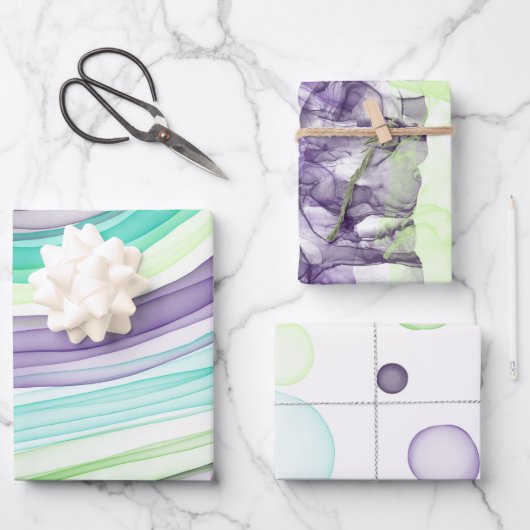 Fijne regenboogkleuren zachte inpakpapier vellen (Voorkant)