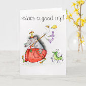 Fijne reis! kaart (Gele Bloem)