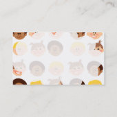 Fijne retro Kinderen ook Visitekaartje (Achterkant)