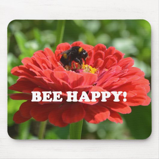 Fijne reuzenbloem bij bijen muismat (Voorkant)