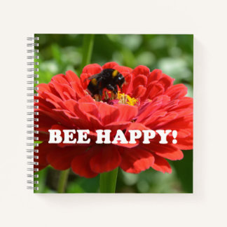 Fijne reuzenbloem bij bijen notitieboek