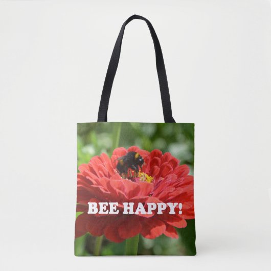 Fijne reuzenbloem bij bijen tote bag (Voorkant)