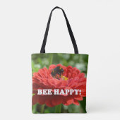 Fijne reuzenbloem bij bijen tote bag (Achterkant)