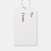 Fijne Rockin kerst! Kristallen kerstboom Cadeaulabel (Achterkant)