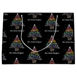 Fijne Rockin kerst! Kristallen kerstboom Groot Cadeauzakje