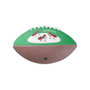 Fijne rode mieren schaatsen cartoon american football