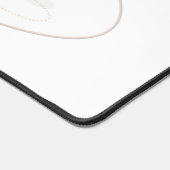 Fijne rode mieren schaatsen cartoon bureaumat (Hoek)