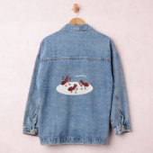Fijne rode mieren schaatsen cartoon denim jacket (Hangar)