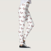 Fijne rode mieren schaatsen cartoon leggings (Rechts)