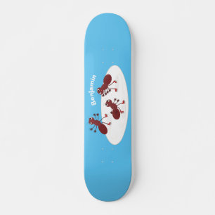 Fijne rode mieren schaatsen cartoon persoonlijk skateboard