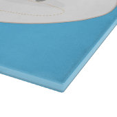 Fijne rode mieren schaatsen cartoon snijplank (Hoek)