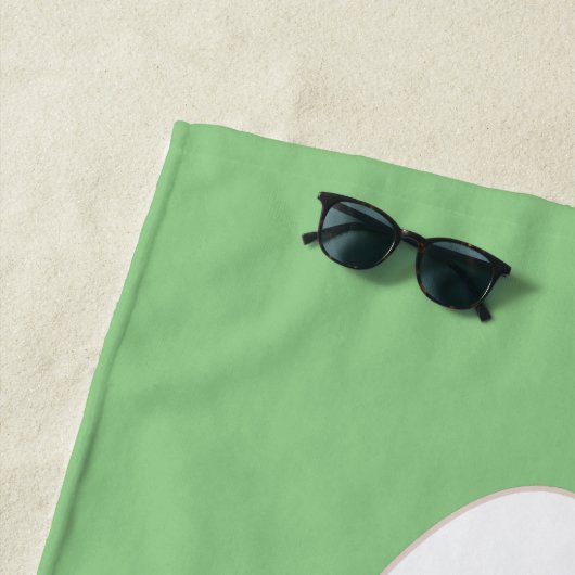 Fijne rode mieren schaatsen cartoon strandlaken (In situ)