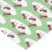 Fijne rode mieren schaatsen cartoon tafelkleed (Gekanteld)