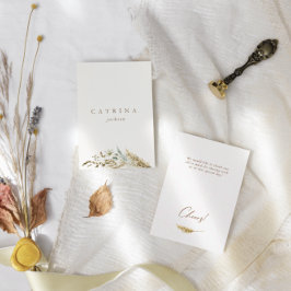 Fijne Romantische Gedroogde Boeket Bruiloft Plaats