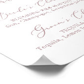 Fijne Roos Gold Signature Drink Sign Poster (Hoek)