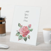 Fijne Roos Reclamebord Met Voetstuk (Insitu)