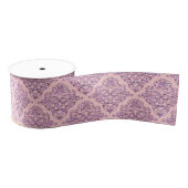 Fijne Roze Ambrosia Elegante Royal Damask Grosgrain Lint (Spoel)