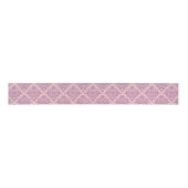 Fijne Roze Ambrosia Elegante Royal Damask Grosgrain Lint (Voorkant)